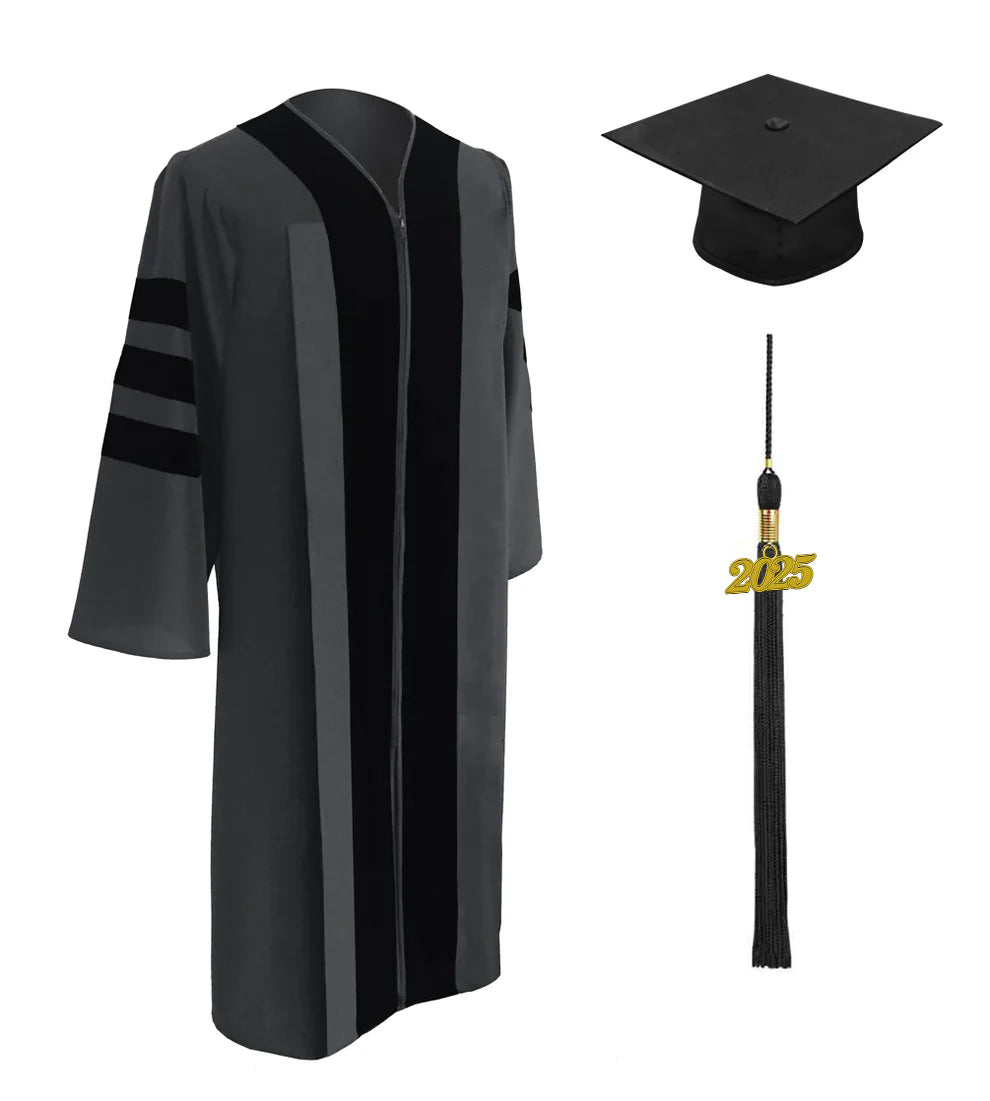 Doctoral newest cap and gown